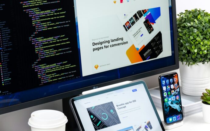 Conception d'une interface web responsive sur écran haute résolution avec maquette ergonomique
